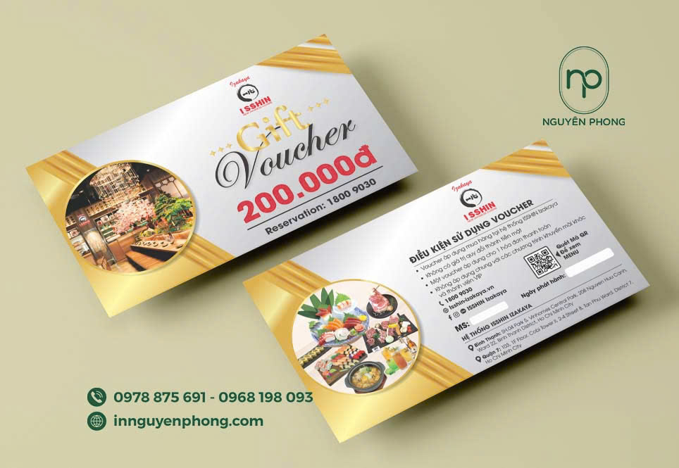 Tạo dấu ấn riêng với voucher độc quyền